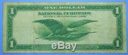 1918 $1 Large Size National Currency Note Cleveland Federal Reserve Bank