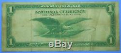 1918 $1 Large Size National Currency Note Richmond Federal Reserve Bank
