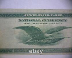 1918 $1 NATIONAL CURRENCY Bank Note FRN BANK OF CLEVELAND OH. 6 DIGIT SERIL #