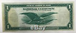 1918 $1 National Currency Federal Reserve Bank Of New York Large Note