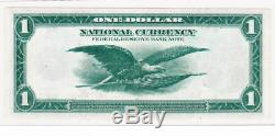 1918 $1 New York Federal Reserve Bank Note National Currency, Green Eagle