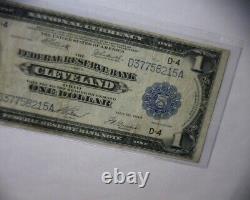 1918 One Dollar $1 CLEVELAND, OHIO National Currency FEDERAL RESERVE Bank Note