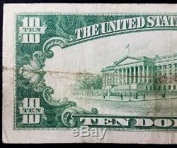 1929 $10.00 National Currency, American National Bank of Wausau, WI! LOW SERIAL#