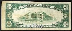 1929 $10.00 National Currency, The First National Bank of Barrington, Illinois