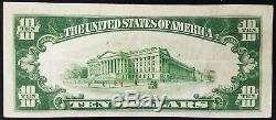 1929 $10.00 National Currency, The McCartney National Bank of Green Bay, WI
