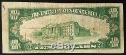 1929 $10.00 National Currency from The Waukesha National Bank of Waukesha, WI