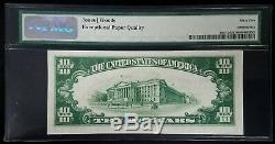 1929 $10.00 Type 2 National Currency, The First National Bank of Easthampton, MA