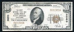 1929 $10 1st Nat. Trust & Sav. Bank San Diego, Ca National Currency Ch. #3050
