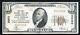 1929 $10 1st Nat. Trust & Sav. Bank San Diego, Ca National Currency Ch. #3050
