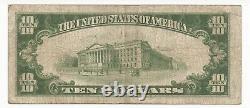 1929 $10 Bill National Currency Banknote Chase Bank New York, NY #2370 791A-VMM