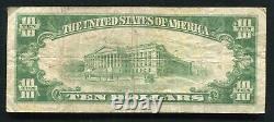 1929 $10 California National Bank Of Sacramento, Ca National Currency Ch. #8504