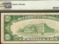 1929 $10 Dollar Bill Honolulu Hawaii National Bank Brown Seal Note Currency Pmg