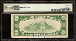 1929 $10 Dollar Bill Honolulu Hawaii National Bank Brown Seal Note Currency Pmg