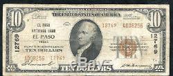1929 $10 El Paso National Bank El Paso, Tx National Currency Ch. #12769