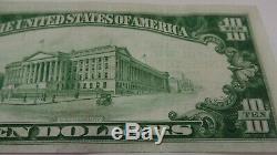 1929 $10 Federal Reserve Bank on New York, NY Rare US National Currency Money