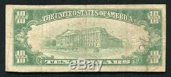1929 $10 First National Bank Of Crowley, La National Currency Ch. #12523