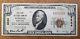 1929 $10 First National Bank Of Winona, Minnesota National Currency Note Bill
