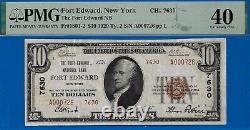 1929 $10 National Bank Fort Edward, New York CH# 7630 PMG 40 2nd highest graded