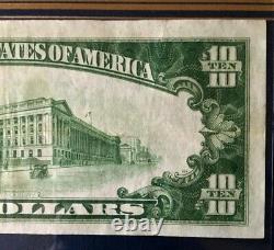 1929 $10 National Currency Bank Note First Wisconsin National Bank Of Milwaukee