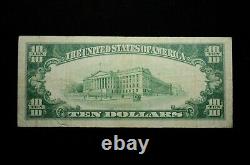 1929 $10 National Currency Bishop National Bank Honolulu Hawaii (otx215)