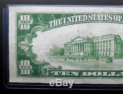1929 $10 National Currency. CH#144 The First National Bank of Madison WI. RARE