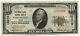 1929 $10 National Currency Note 12475 Galveston Texas United States Bank Ba386