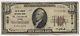 1929 $10 National Currency Note 6219 St. Charles Illinois Bank Ten Dollar Ax337