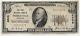 1929 $10 National Currency Note 6698 Dodgeville Wisconsin Bank Ax340