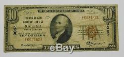 1929 $10 National Currency, Raleigh, NC Ch# 9067 Scarce North Carolina Bank Note