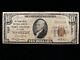1929 $10 Ten Dollar Fort Collins Co National Bank Note Currency (ch. 7837)
