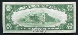 1929 $10 The First National Bank Of Elkhart, In National Currency Ch. #206