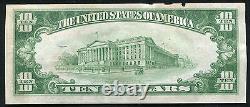 1929 $10 The First National Bank Of Litchfield, IL National Currency Ch. #3962
