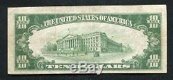 1929 $10 The First National Bank Of Lock Haven, Pa National Currency Ch. #507