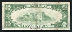 1929 $10 The First National Bank Of Sewickley, Pa National Currency Ch. #4462