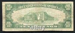1929 $10 The Merchants National Bank Of Dover, Nh National Currency Ch. #5274