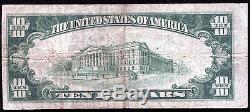 1929 $10 The National Bank Of Newburgh, Ny National Currency Ch. #468