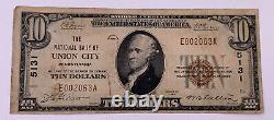 1929 $10 The National Bank of Union City PA 5131 National Currency
