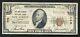 1929 $10 The New Albany National Bank New Albany, Ny National Currency Ch. #775