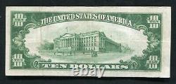 1929 $10 The Second National Bank Of Wilkes Barre, Pa National Currency Ch #104