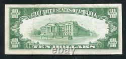 1929 $10 Tyii First National Bank At Beaver Falls, Pa National Currency Ch. #14117