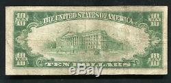 1929 $10 Tyii First National Bank In Indiana, Pa National Currency Ch. #14098