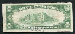 1929 $10 Tyii First National Bank Of Braddock, Pa National Currency Ch. #13866