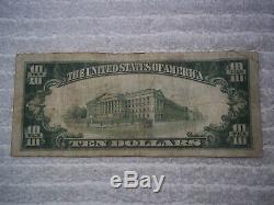 1929 $10 Wooster Ohio OH National Currency T1 # 7670 Citizens National Bank #