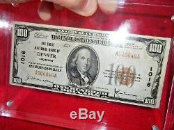 1929 $100 First National Bank Of Denver, Co National Currency Ch. #1016
