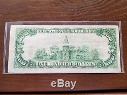 1929 $100 National Currency Brown Seal Federal Reserve Bank of Chicago, Illinois