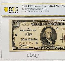 1929 100 National Currency Federal Reserve Bank Note