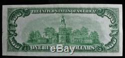 1929 $100 National Currency Note Almost Unc (national Bank Danville, Il) #2584