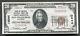 1929 $20 Bank Of America San Francisco, Ca National Currency Ch. #13044 Au