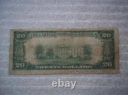 1929 $20 Billings Montana MT National Currency T1 #12407 Midland National Bank#