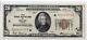 1929 $20 Dallas Texas Tx Federal Reserve Bank Note Brown National Currency